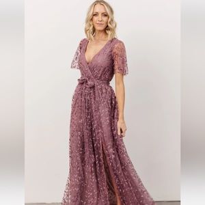 Marseille Embossed Maxi Dress - Baltic Born